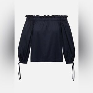 Banana Republic SUPIMA® Cotton Off-the-Shoulder Top Size Medium NWT